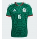 Billige Fotballdrakt Mexico Israel Reyes #15 Replika Hjemmedrakt VM 2026 Kortermet Billige Fotballdrakt Mexico Israel Reyes #15 Replika Hjemmedrakt VM 2026 Kortermet